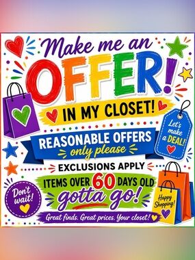 SALE SALE Closet SALE MAKE a DEAL